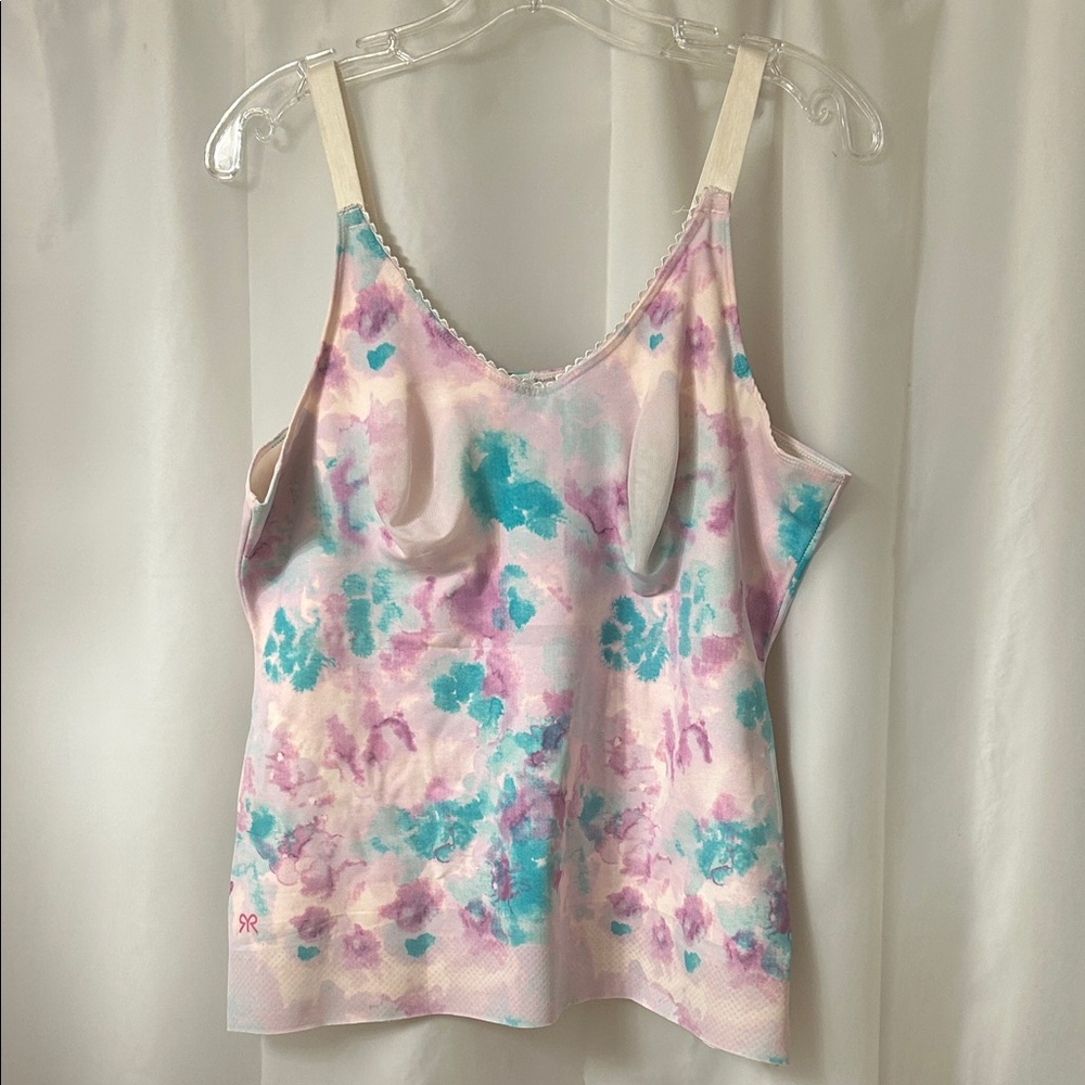 Ruby Ribbon Heritage Pastel Tie-Dye look Camisole. Size 42 - Picture 2 of 6